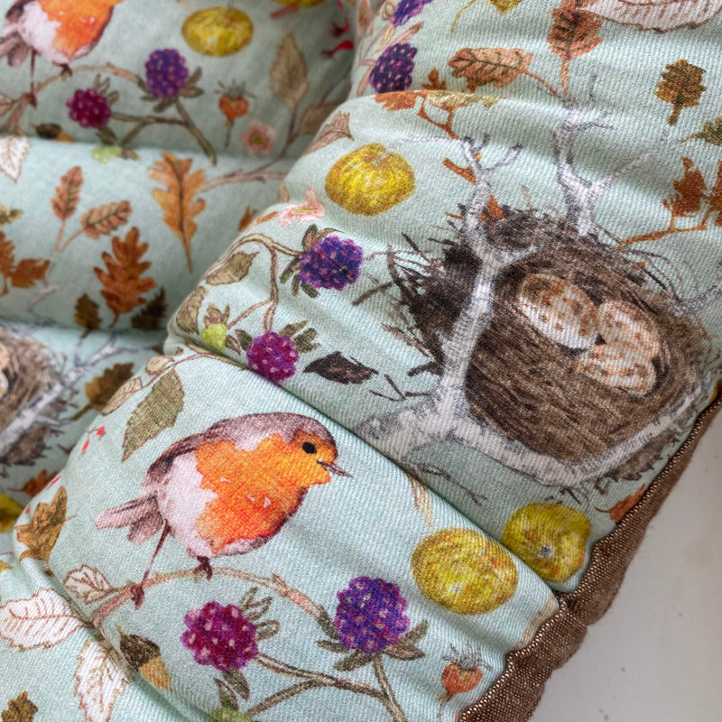 Toddler size Robins Nest with Coral reverse WilderNest®